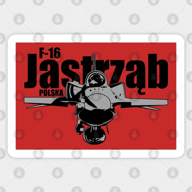 F-16 Jastrząb Sticker by TCP